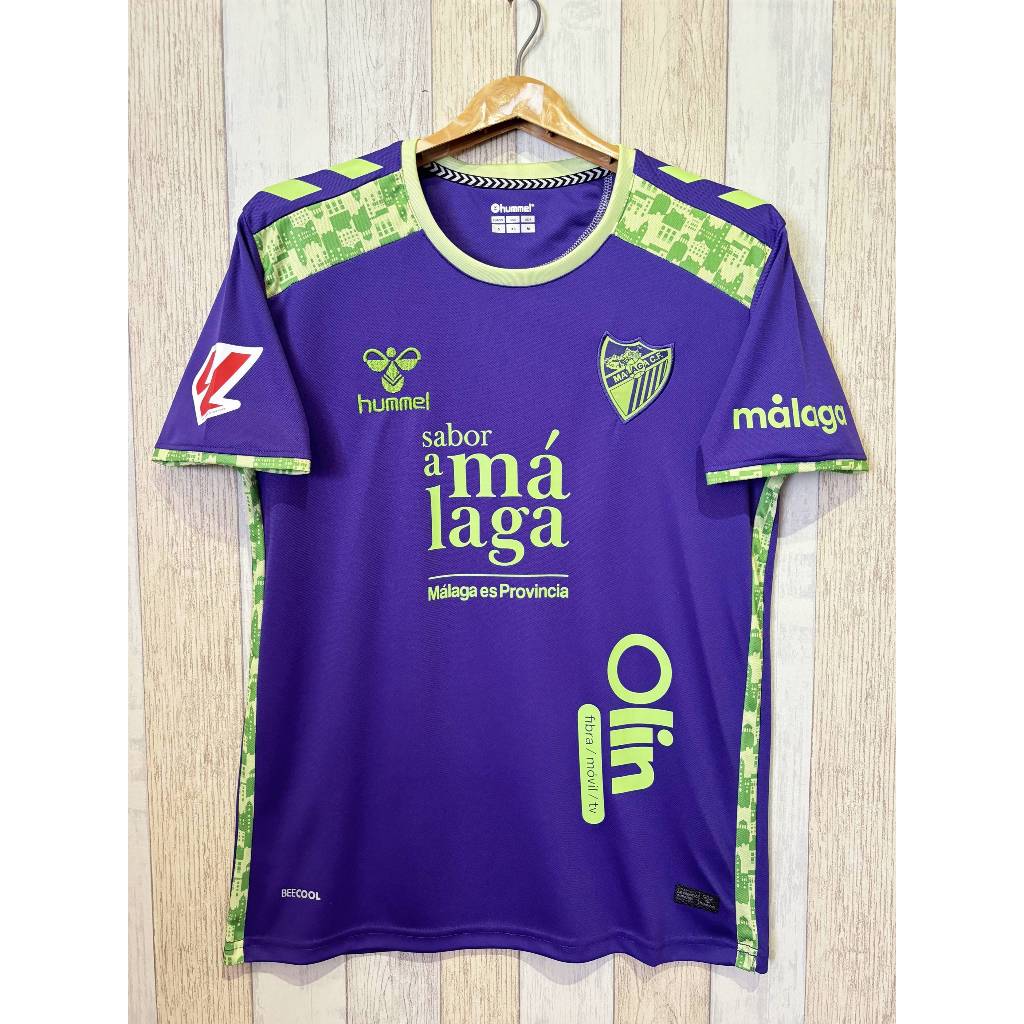 !! Football Jersey Málaga 2024/25 Fans Grade Aaa Shopee Singapore