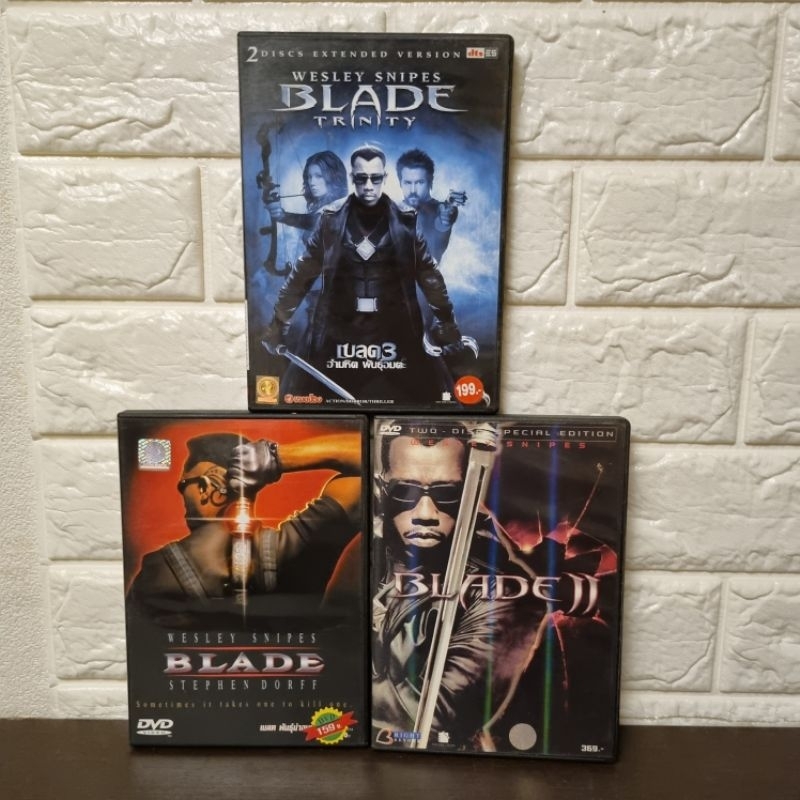 DVD : BLADE 1-3 **Sold As A Set Genuine Disc (Second Hand) | Shopee ...