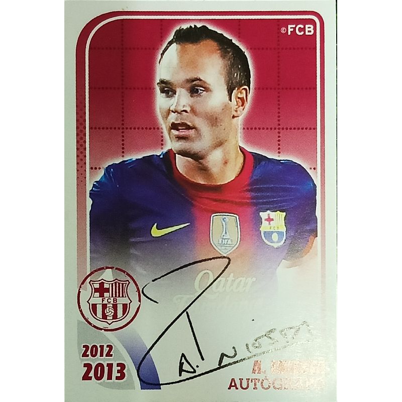FC BARCELONA 2012-2013 Panini Sticker-Figurina-Sticker n. 115-INIESTA ...