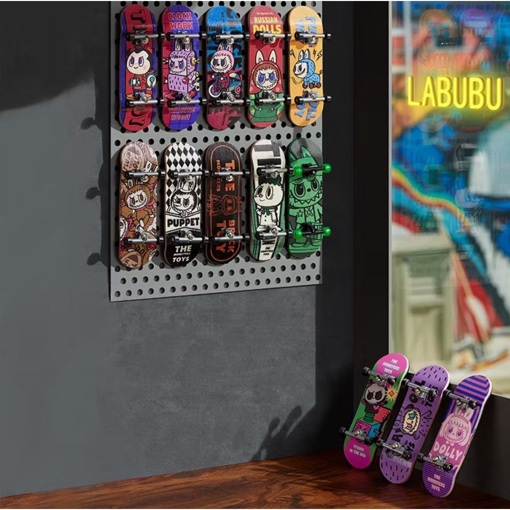 The MONSTERS LABUBU The toys-finger skateboard | Shopee Singapore