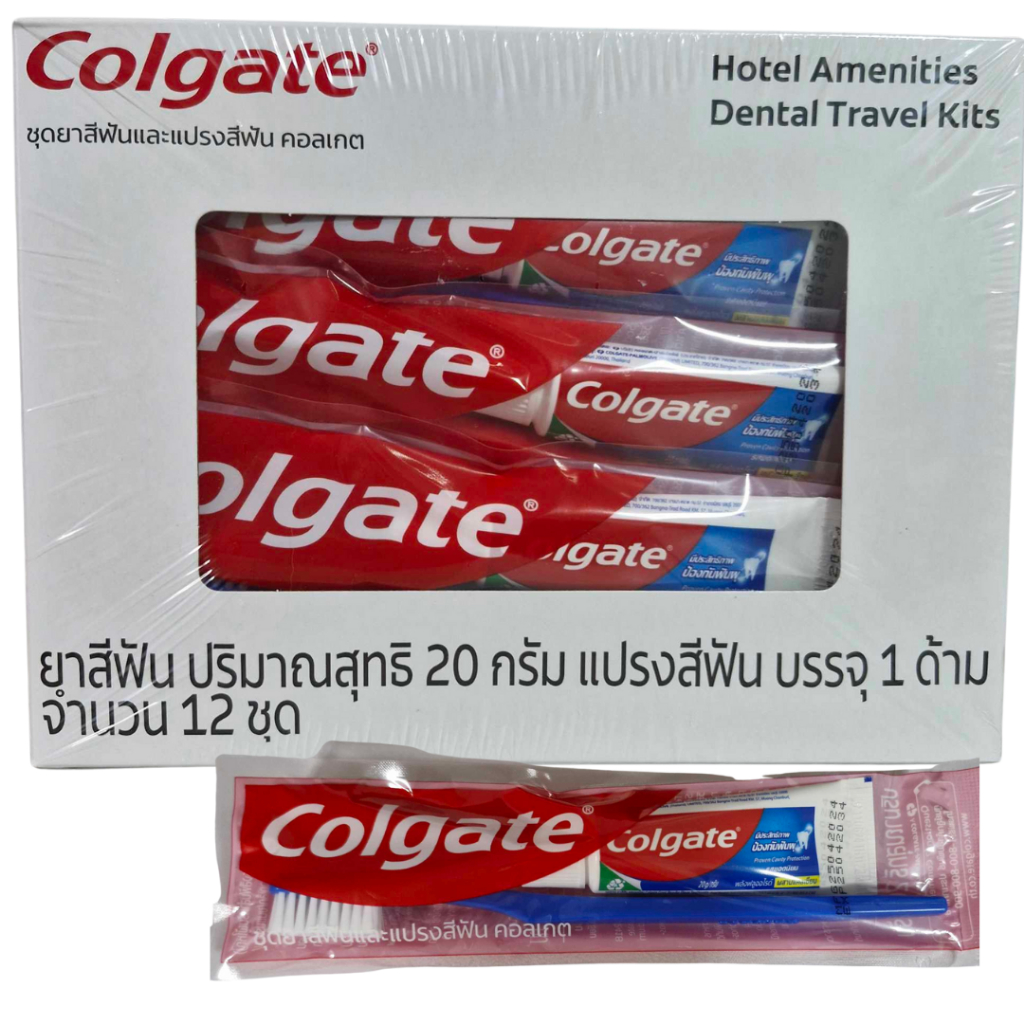 Colgate Toothbrush+Toothpaste Set 20g 12pcs Box Lift | Shopee Singapore