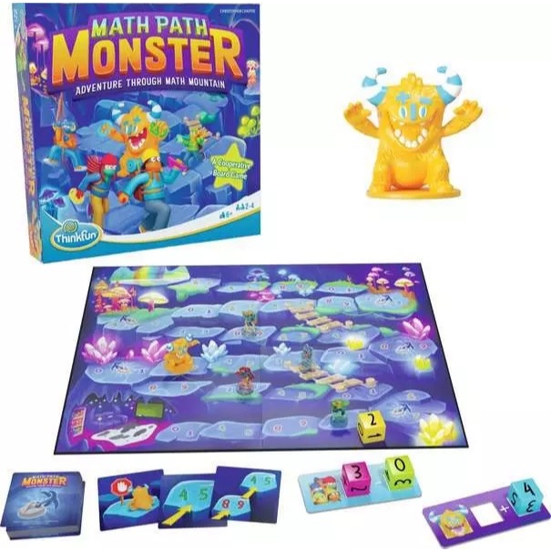 ThinkFun: Math Path Monster – Adventure through Mountain [BoardGame ...
