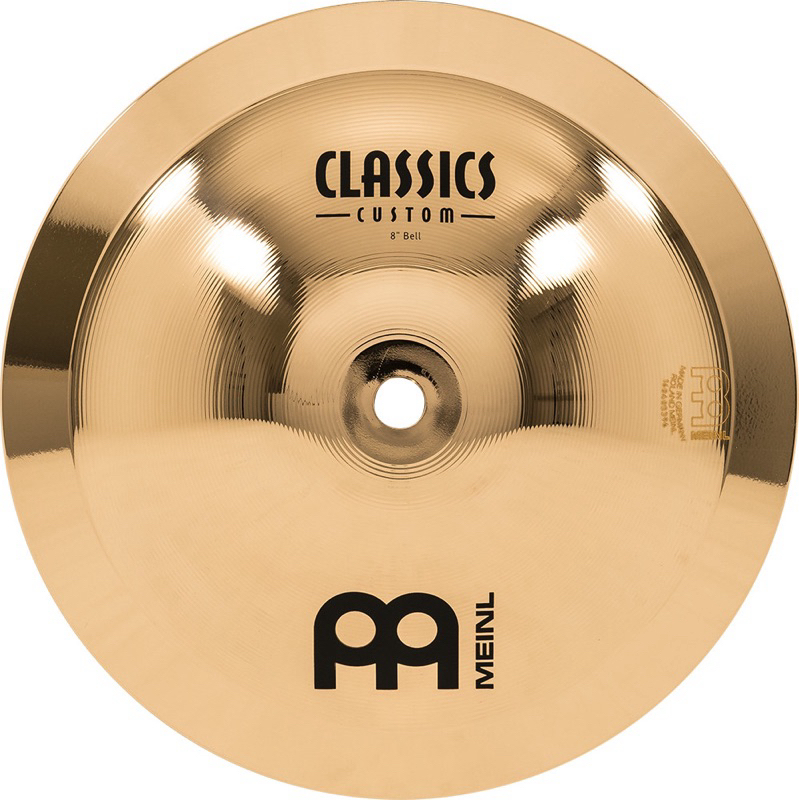 Piatto Campana Meinl Classics Custom Brilliant 8 Pollici - Bronzo B12, Finitura Lucida, Made In Germany - Foto 11