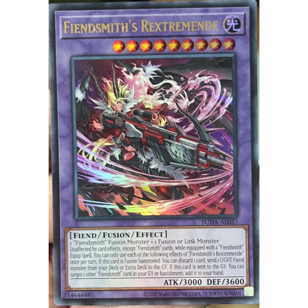 Yugioh Asia-Eng [SUDA-AE037] Fiendsmith's Rextremende (Ultra Rare ...