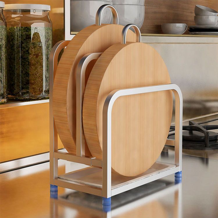 Chopping Board Rack Cutting Stainless Steel Shelf Holder Kitchen And ...
