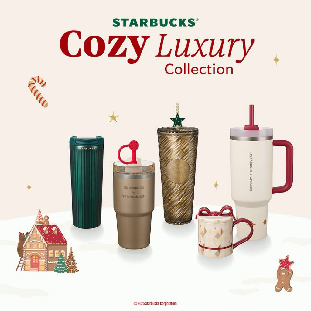 Starbucks Cozy Luxury Collection Christmas 2026 Xmas mugs and tumblers 2026 Starbucks Mug
