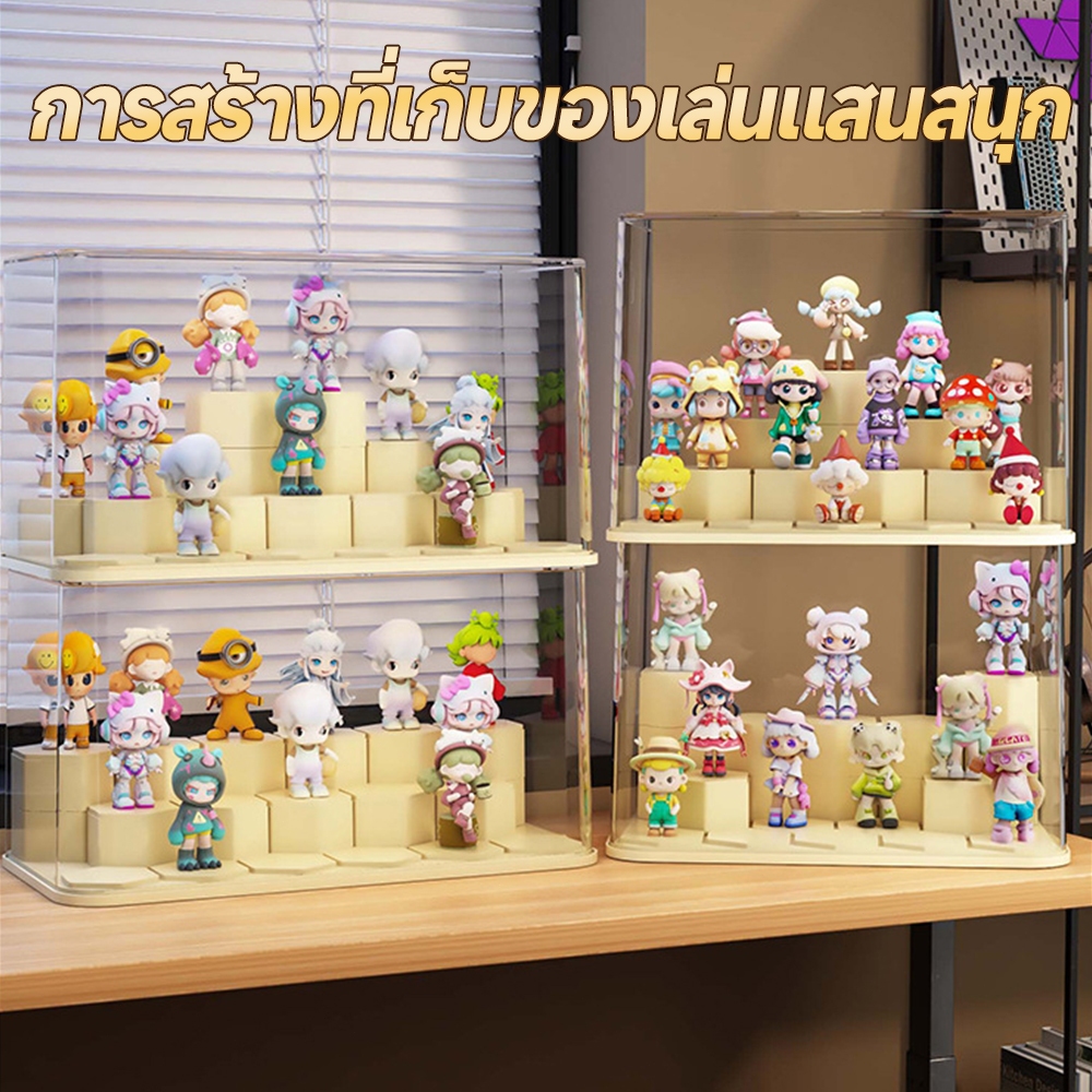 Model Cabinet Box Figure Storage Can Be Placed DIY Module Ladder ...