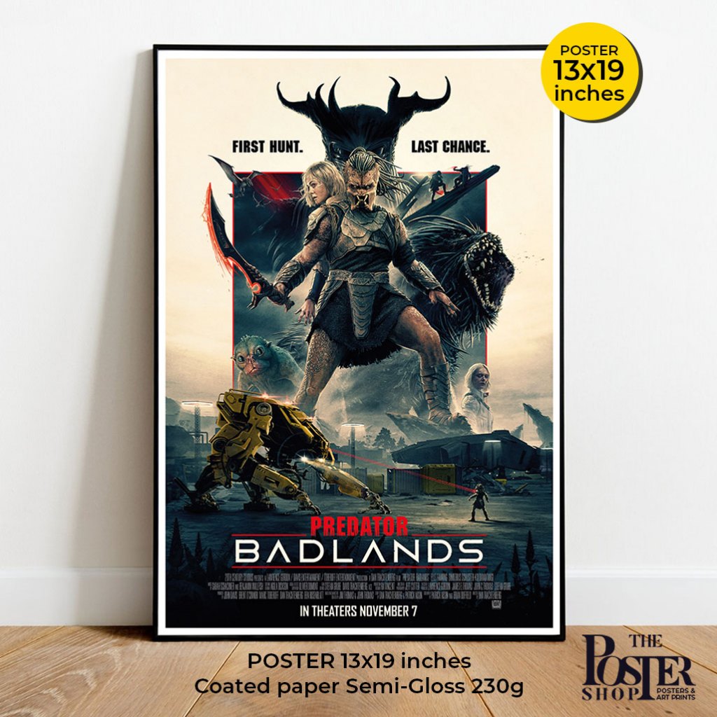 Predator Badlands Poster Image Size 33X48 cm | Shopee Singapore
