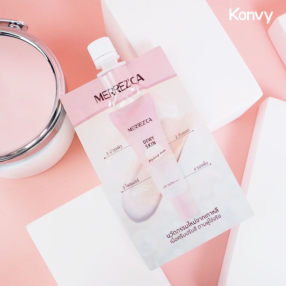 Merrezca Dewy Skin Makeup Base-Sachet 5ml | Shopee Singapore