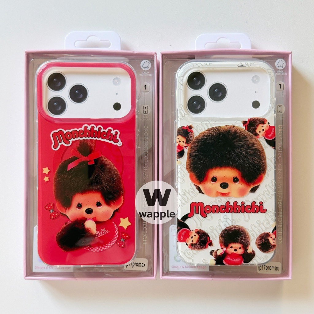 wapple-Magnetic POPPHONE Monchichi Cartoon Pattern There Is A Soft Edge ...