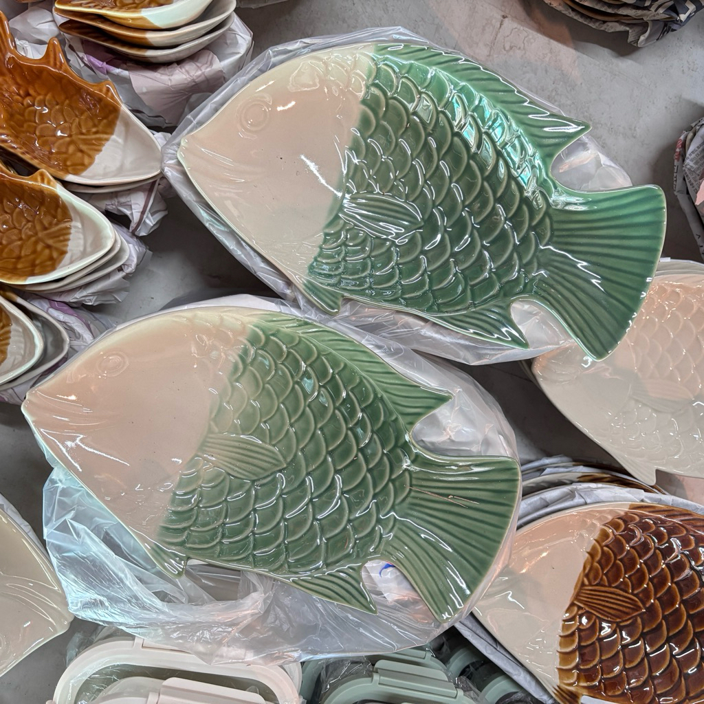 Ceramic Fish Plate Shape For Steamed And Lemon There Are 3 Types To ...