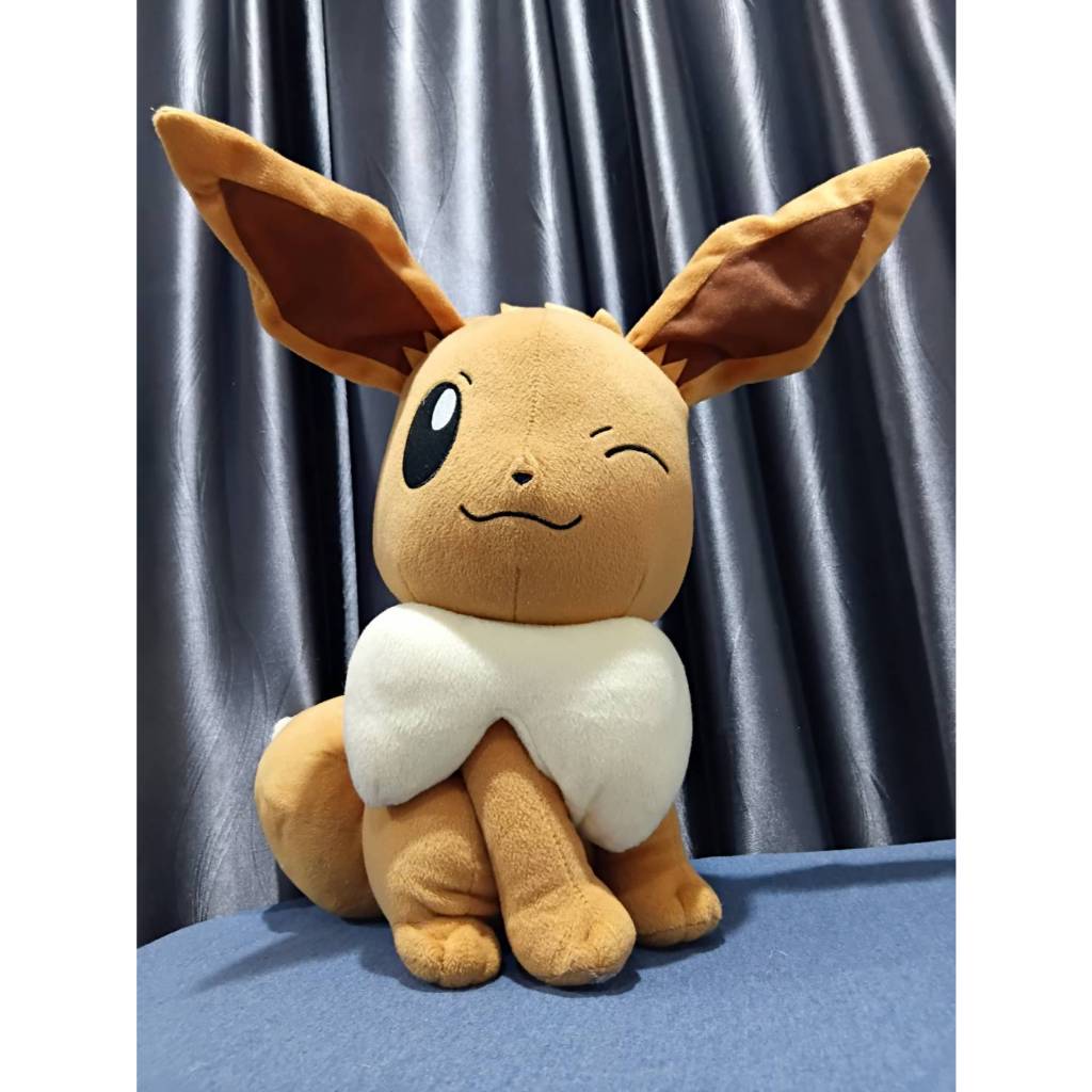 Pokemon Center Original Cute Fluffy Plush Eievui (Évoli