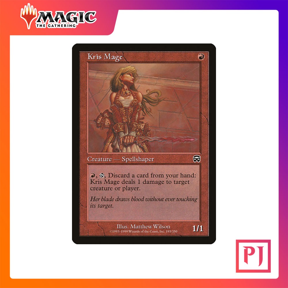 [MTG] Kris Mage [MQM] [RED] [COMMON] [NORMAL] [ENG] (Magic Card/Magic ...