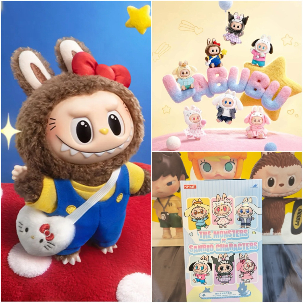 Labooboo x Sanrio Shipped From Thailand Ch.unopened Labubu THE MONSTERS ...