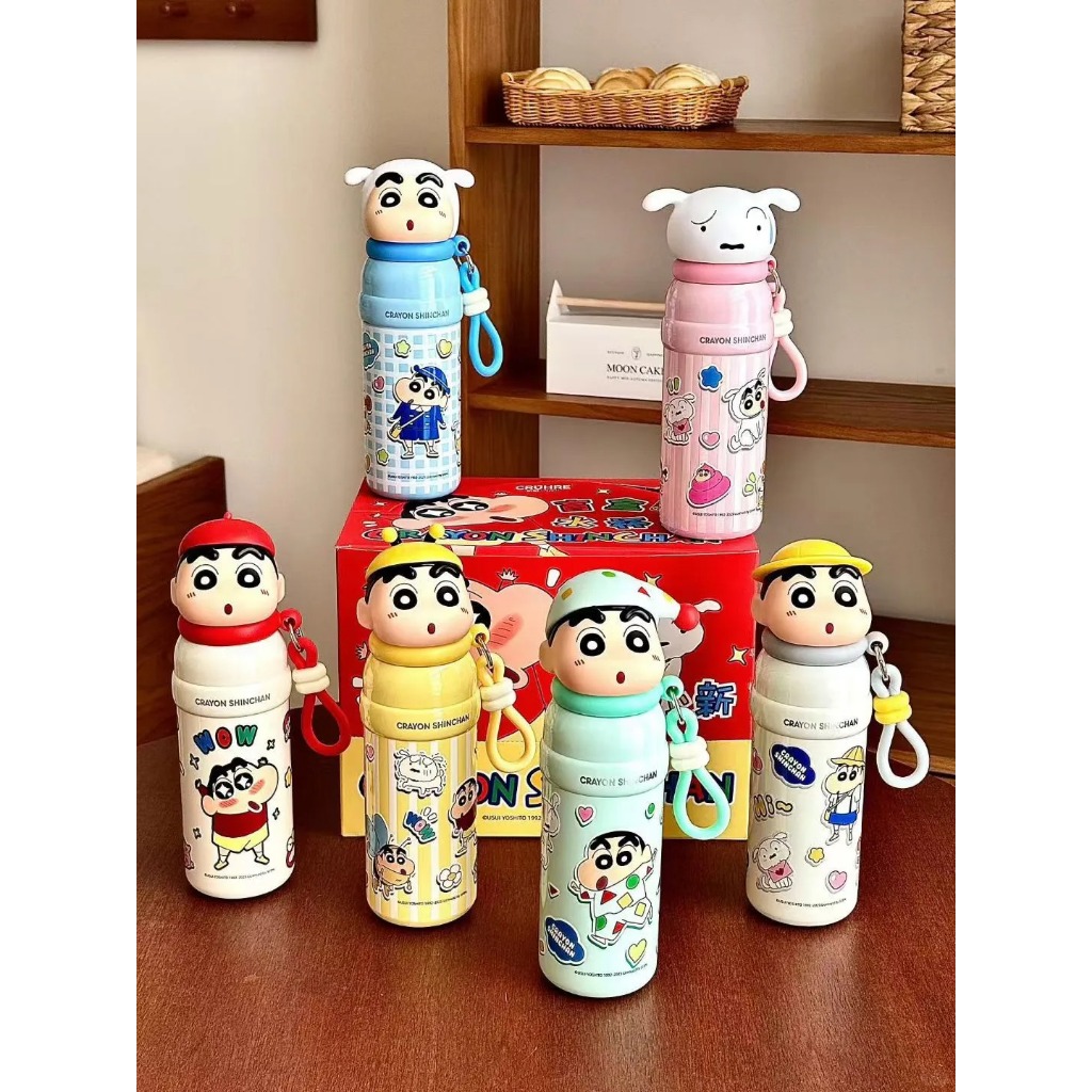Ready To Ship Crayon Shinchan Hot/cold Water Bottle 500 ml Dipping Type ...