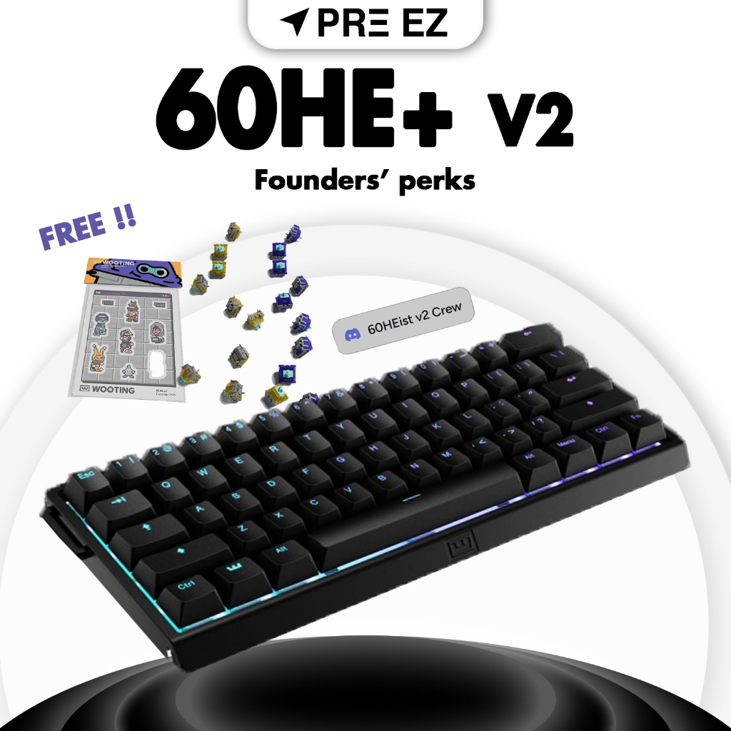 Wooting 60HE Rapid Trigger Gaming Keyboard | Shopee SG