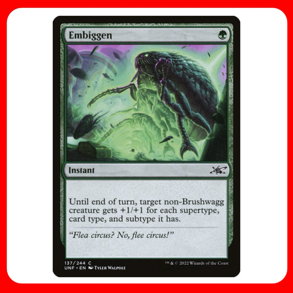 [MTG] Embiggen [UNF] [GREEN] [COMMON] [NORMAL] [ENG] (Magic Card/Magic ...