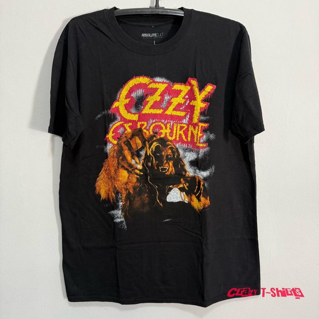 Maglietta Ufficiale Ozzy Osbourne Con Logo Vintage Nero M - Foto 10