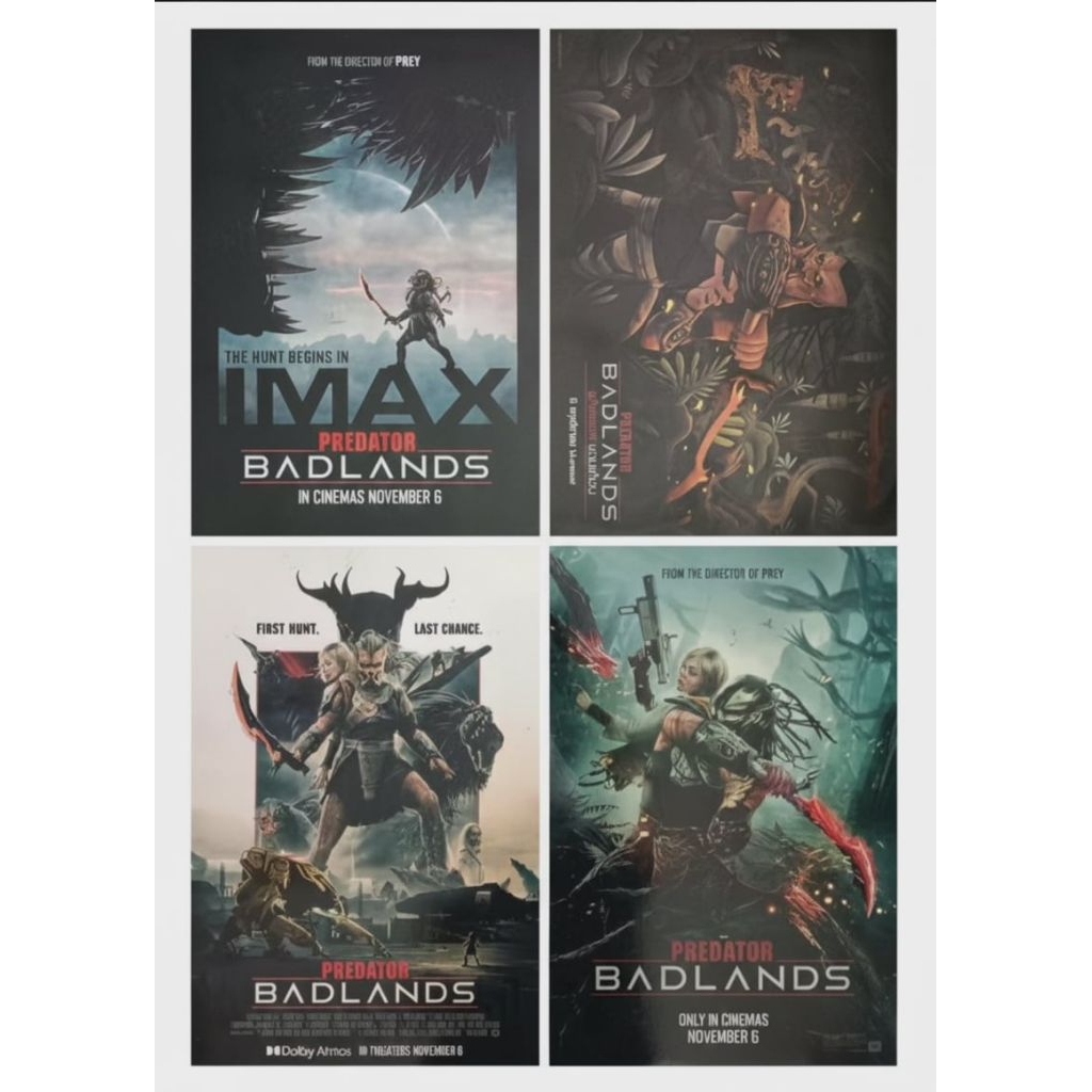 IMAX Poster Predator Badlands Major Cineplex 2025 Elle Fanning | Shopee ...
