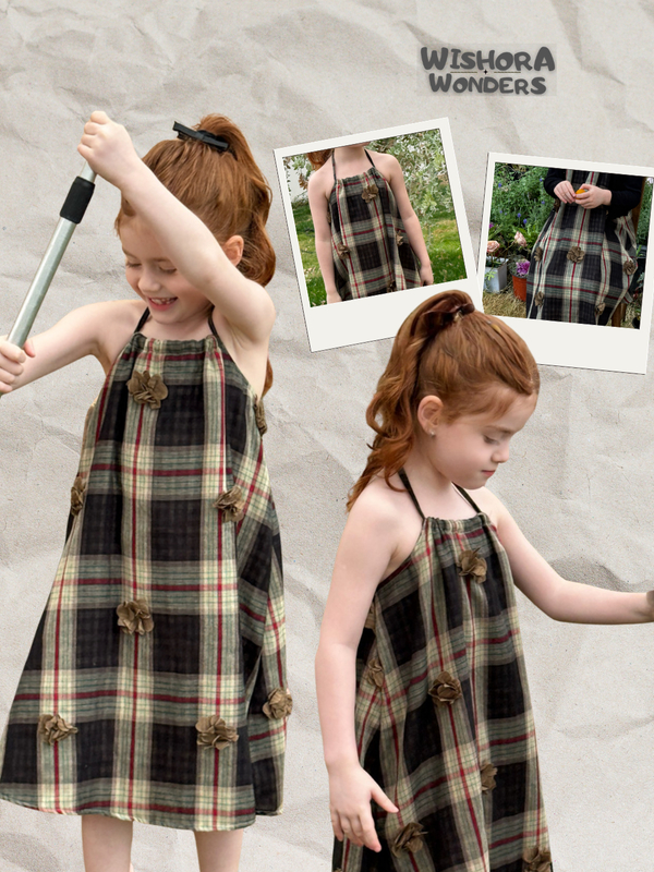 WeeWoo 26 sprin DLD260141 Forest Bloom Dress Girls' Clothing Children's ...
