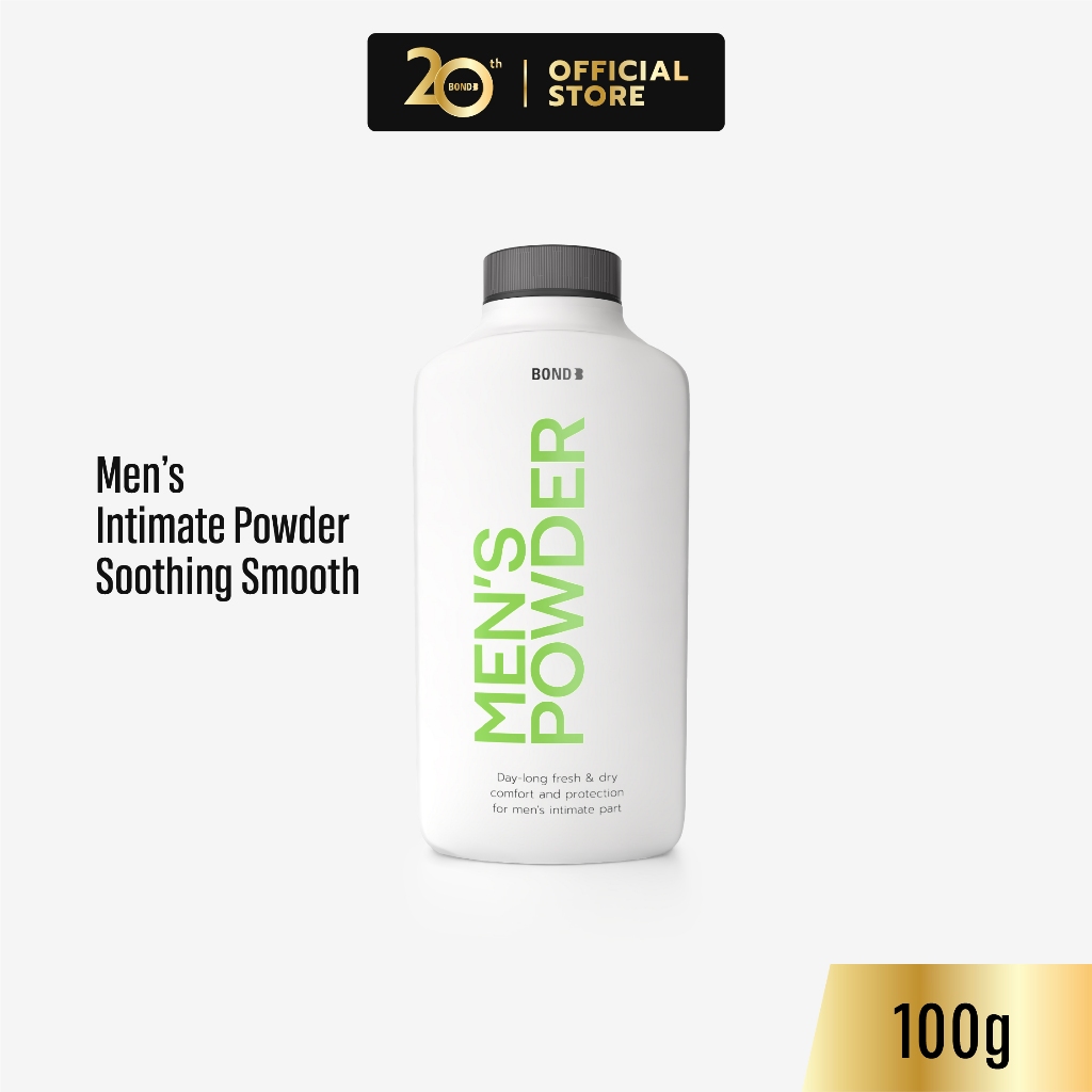BOND Men's Intimate Powder Special Suting Smooth Formula 100 Grams ...