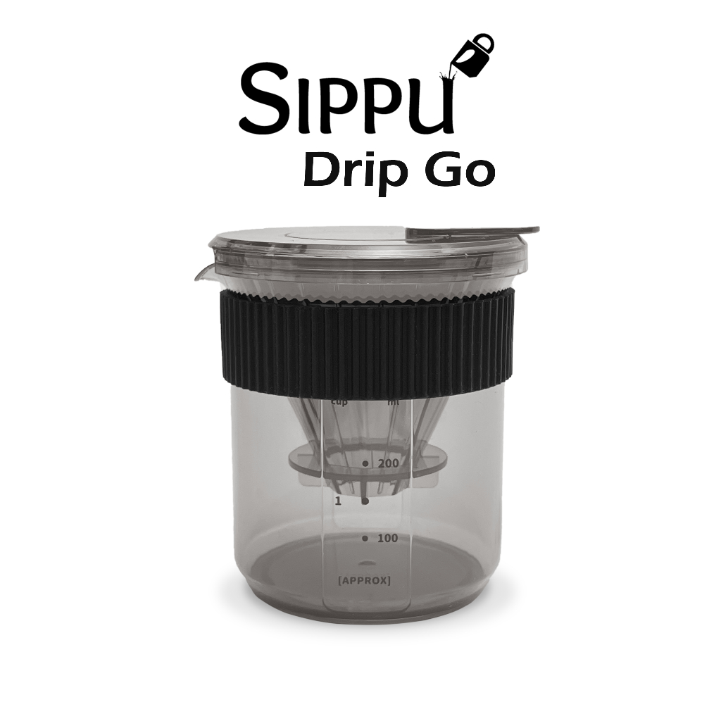 Sippu Drip Go All-In-One Compact Coffee Dripper Portable Set Serving ...