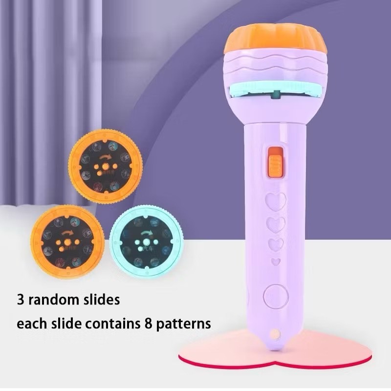 Children's Projector Flashlight Safe Fun With 24 Pictures | Shopee ...