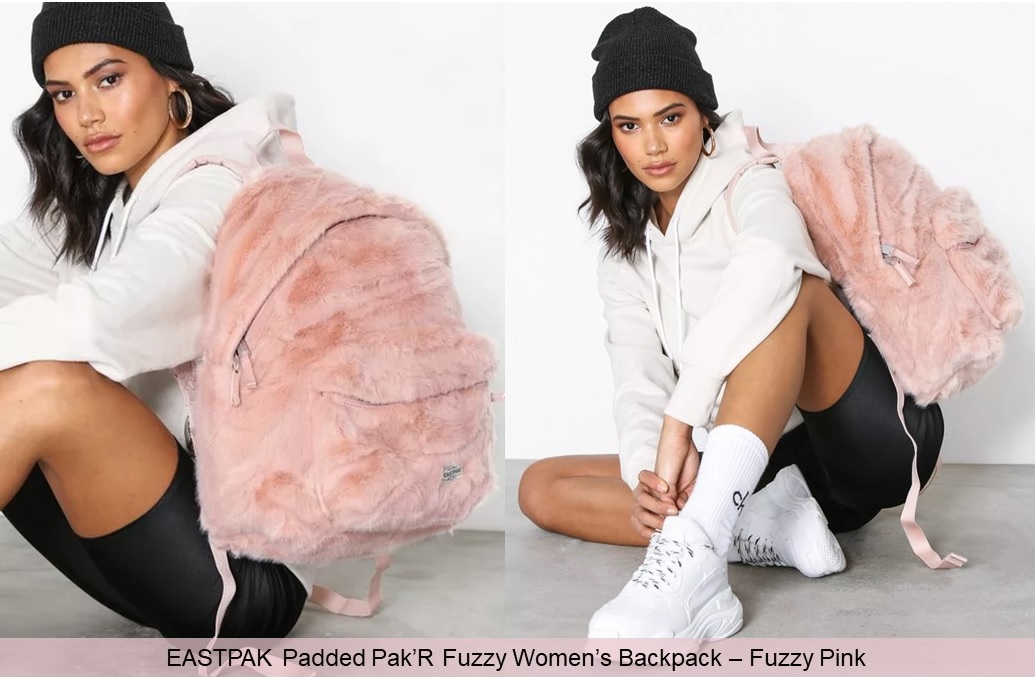 Eastpak pink fashion fur