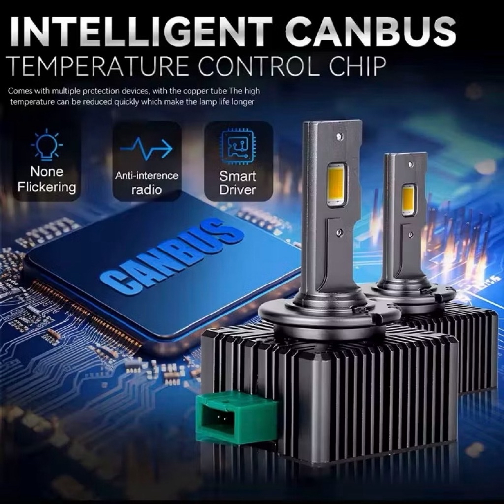 Car Headlights LED canbus Model D1S D2S D3S D4S And D5S Bulbs 6000K ...