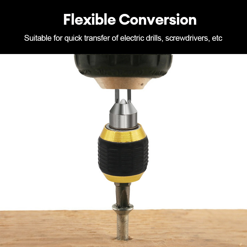 Screw Chuck Drill Joint Shaft Screwdriver Bit Converter Spring Head ...