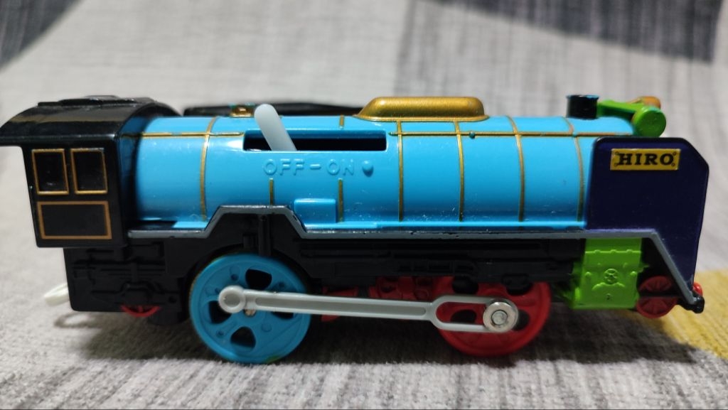 Thomas and Friends Rare Patchwork Hiro Train Color Model Play With Blue ...