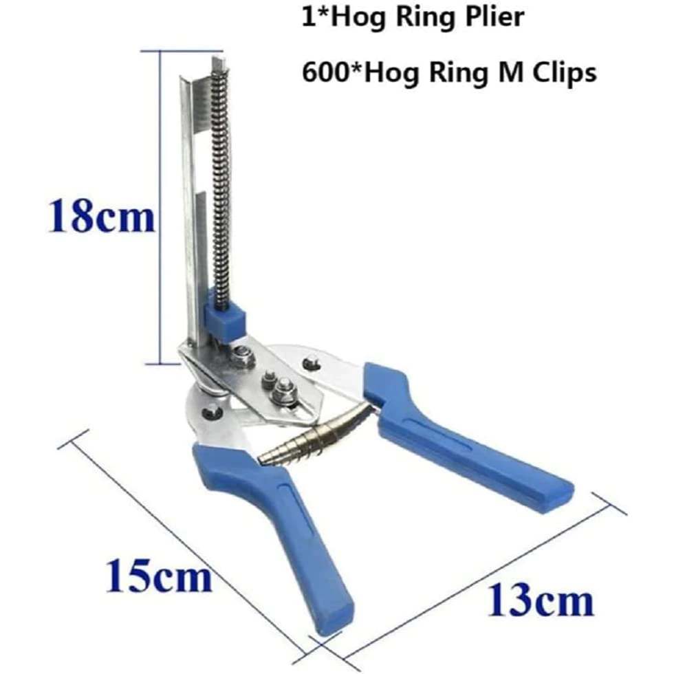 Pliers Wire Crimping Mesh Tying Cage Locking Rings Chicken Stapler ...