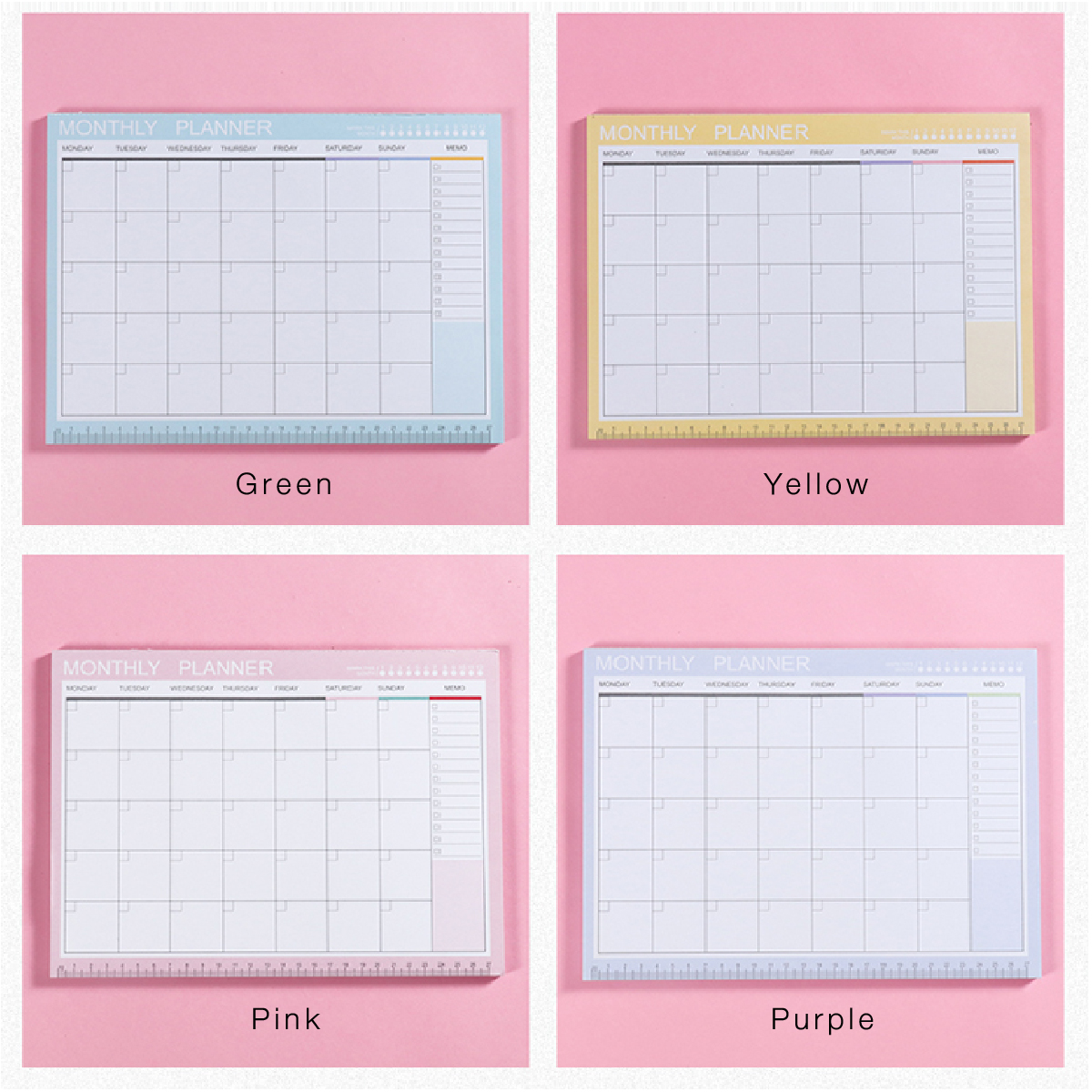 Planner Notebook Free Monthly A4 Size Specify Your Own Date WAKU ...