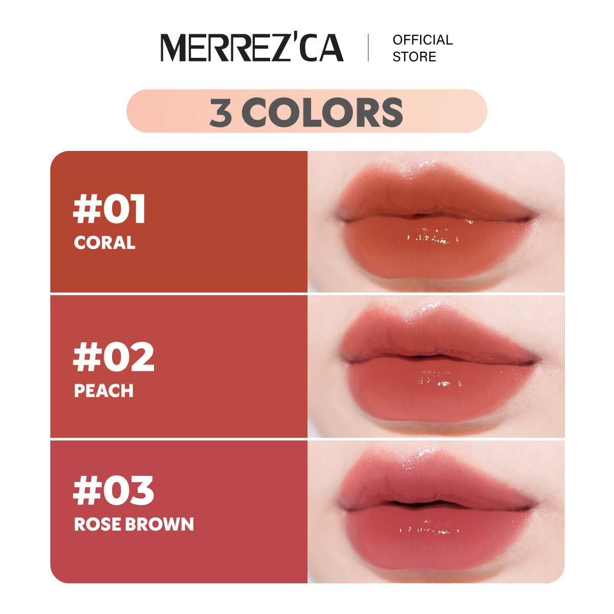 (6 Sachets) Merrezca Water Blurring Lip Tint -sachet A Water-Based That ...