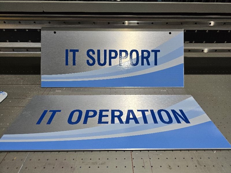 Company Name Tag Composite Signs Uv Printed Can Be Used In Many Sizes ...