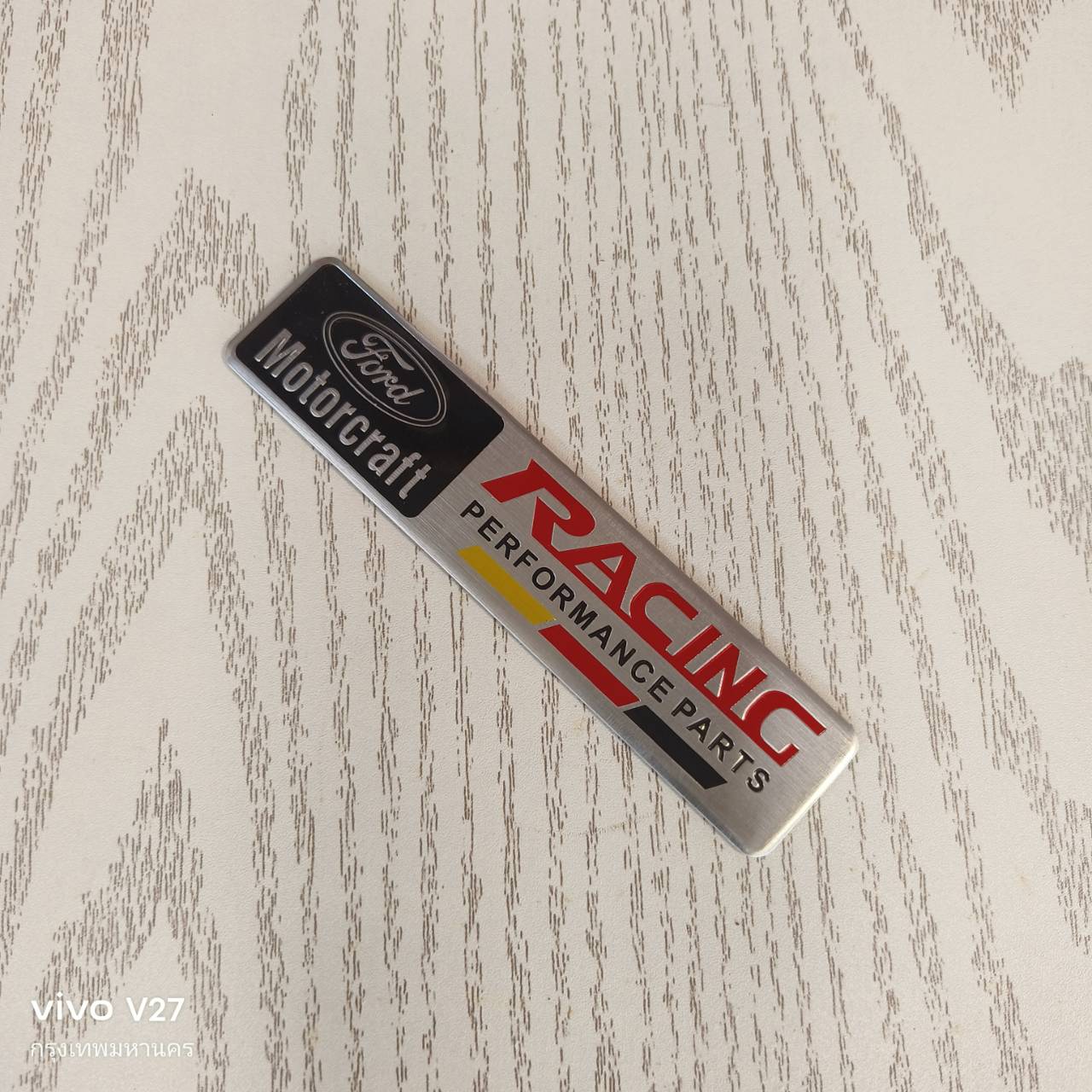 Sent From Thailand FORD Logo Thin Aluminum Size 12x2.5cm (RANGER ESCAPE ...
