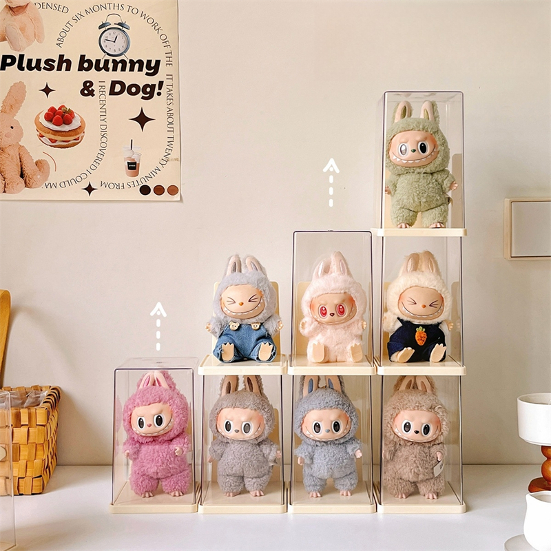 Labubu Figure Box Model Rack Showcase Doll Display Case | Shopee Singapore
