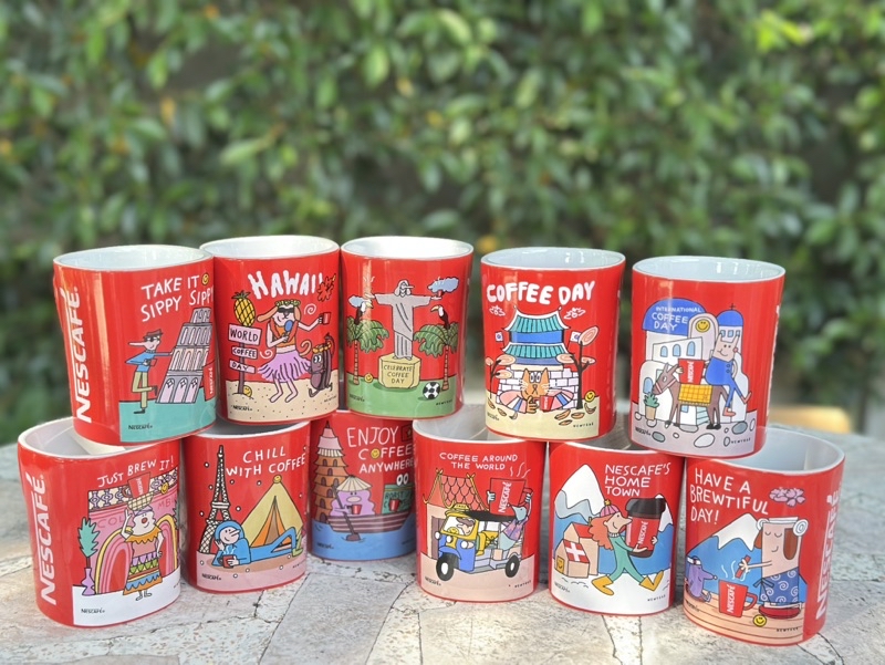 Nescafe International Glass Around The World (Choose The Pattern ...