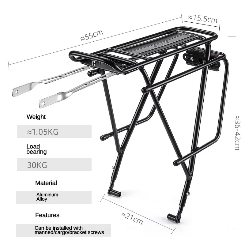 CXWXC Bike Rear Rack Bicycle 20-29