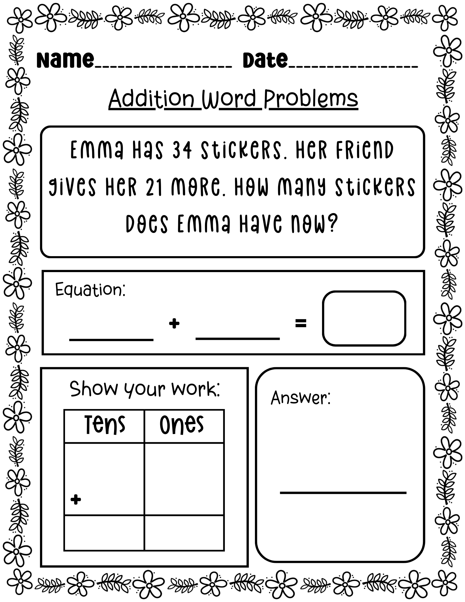 Worksheets Positive-Negative Questions Up To 100 (Addition and ...