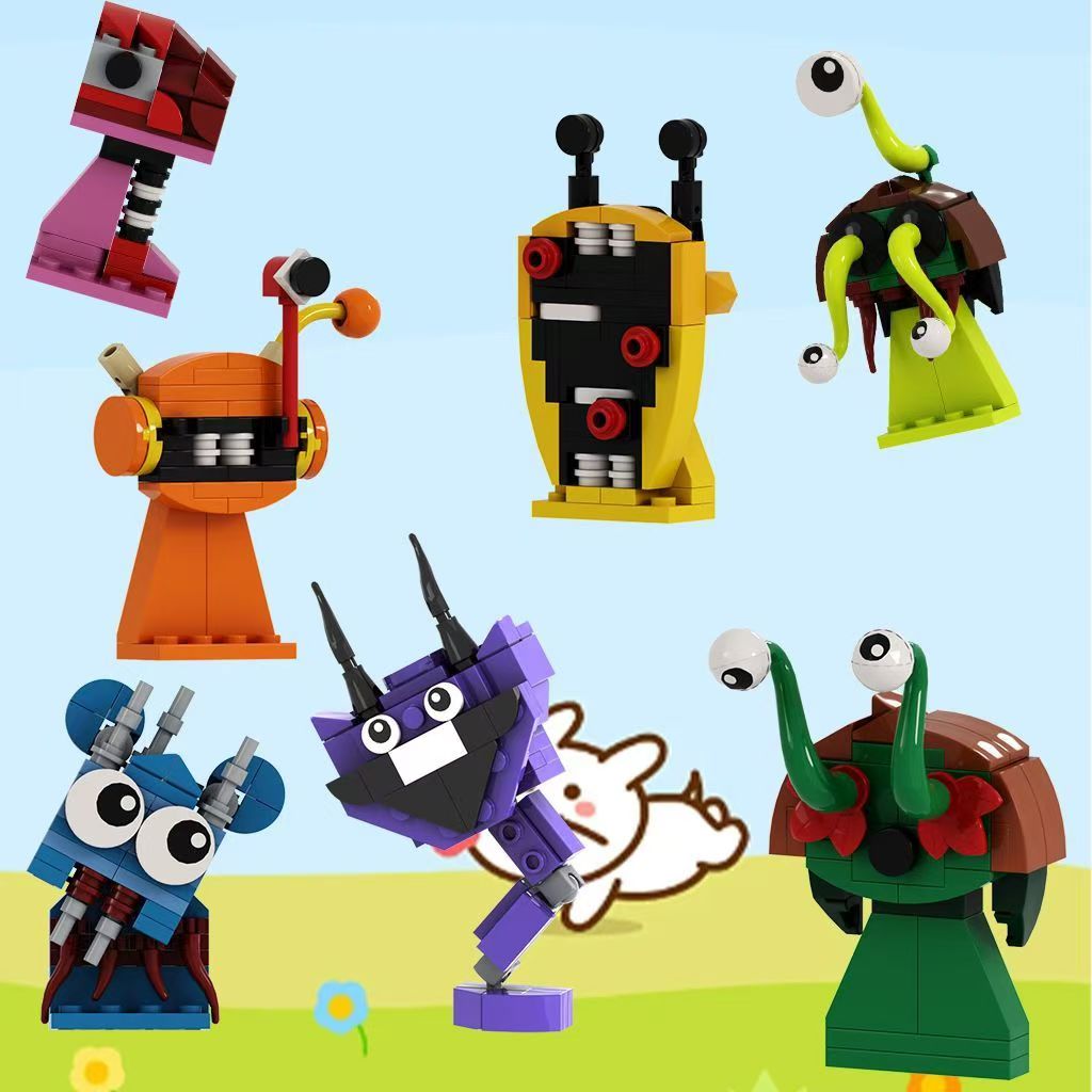 MOC Reco sprunki Set Of 20 Pieces 926pcs There Is A Base. Cartoon ...