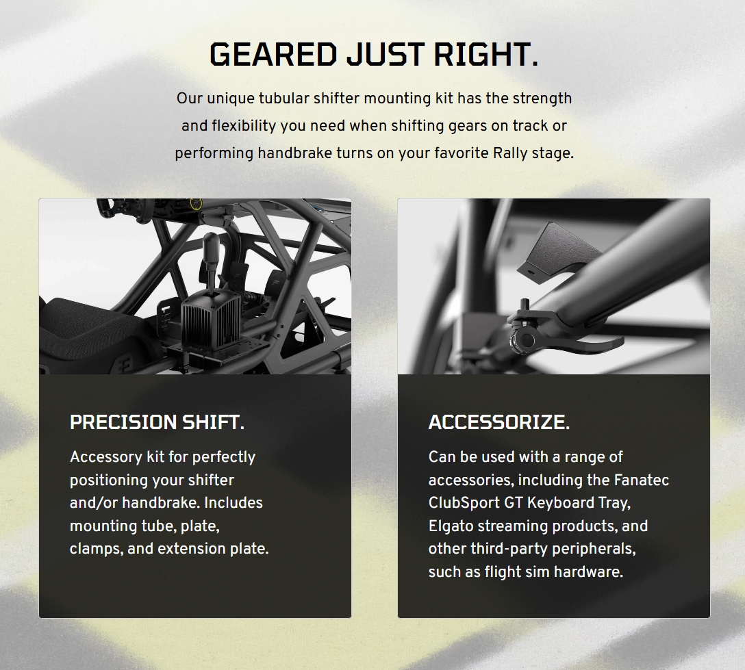 Fanatec GT Cockpit Shifter Mount (Black) Gear Set For Black Thai ...