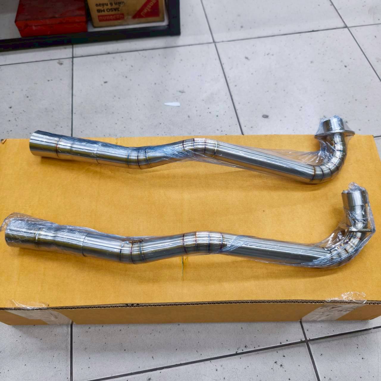Exhaust Pipe Wave 125 r/s/x/i Genuine Stainless Steel Size 28/32mm With ...