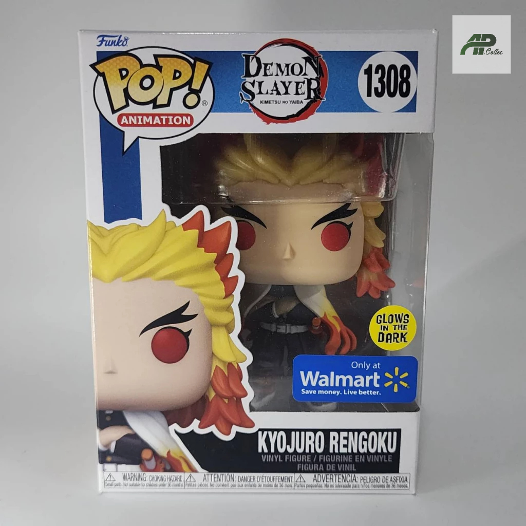 Funko Pop! Demon Slayer-1308 Kyojuro Rengoku (GITD) [Walmart Shop ...