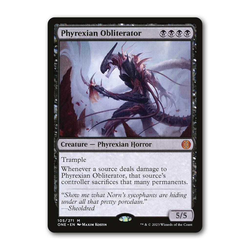 [MTG] Phyrexian Obliterator [ONE] [Black] [Mythic] [Normal] [ENG] [2023 ...