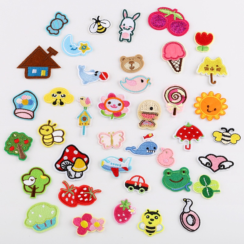 Cartoon Cute Clothes Iron On Patches With Hot Melt Adhesive Bee Fusible ...