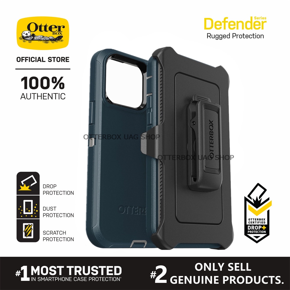 OtterBox iPhone 14 Pro Max / 14 Pro / 14 Plus / 14 / 13 Pro Max / 13 Pro / 13 / 13 Mini / 12 11 Pro Max / XS Max / XR / XS / X Defender Series Case | Authentic Original