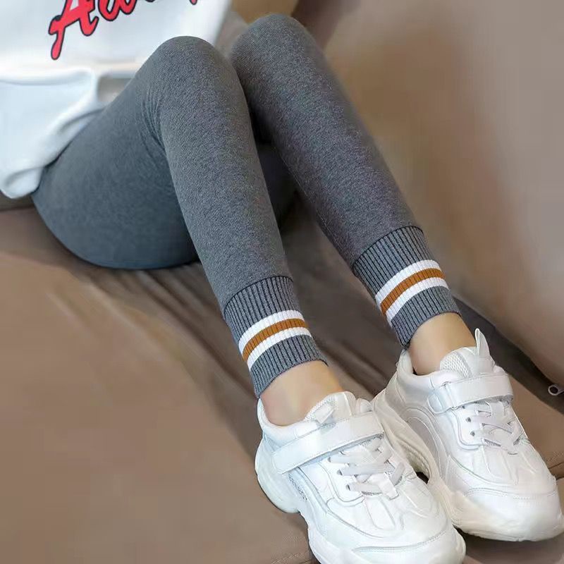 Girls Leggings Cotton Plus Size Pants Children Slim Bottom Long