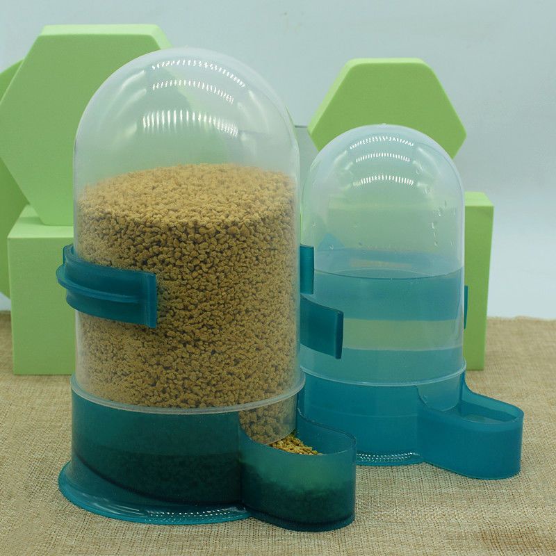 Rutin Chicken Feeding Trough Chicken Automatic Pet Feeder Chicken Trough Small Drink Fountain