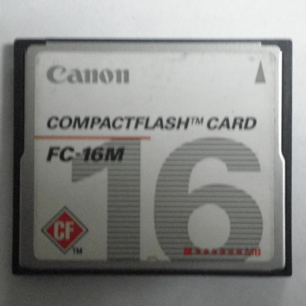 Canon Canon 16MB FC16M CompactFlash CF Memory Card Shopee Singapore